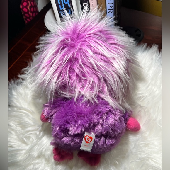 Ty Frizzys Zwippy 9” Plush Stuffed Monster Toy Sparkle Big Eyes - Picture 15 of 16